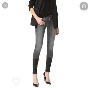 Frame Denim le skinny de jeanne released hem Gotham